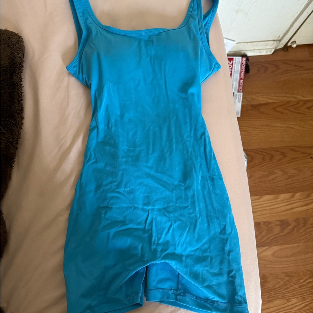 Blue Women's workout romper